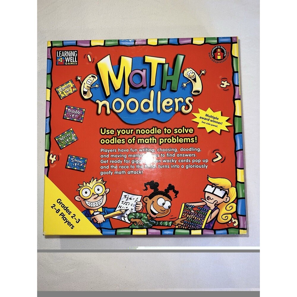 Math Noodlers Math Games Learning Well Games Grades 2-3 Math Skills